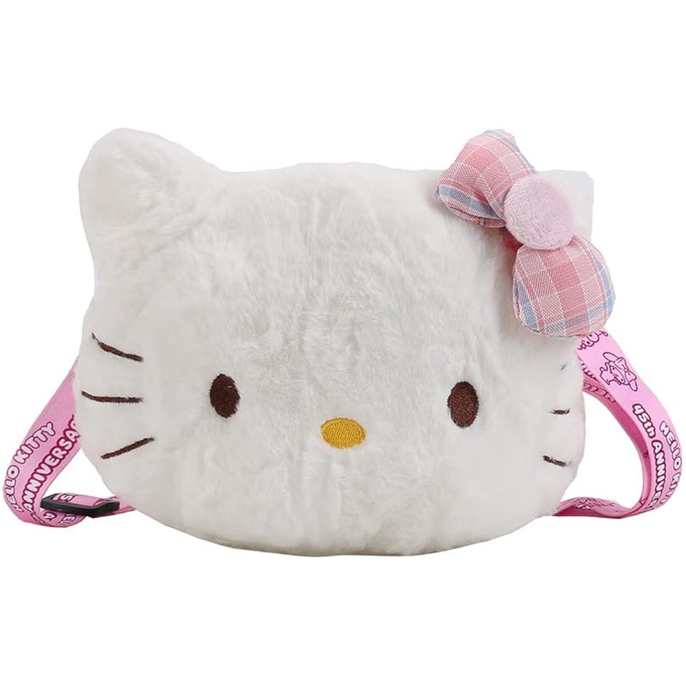 Hello Kitty Plush Crossbody Bag